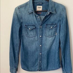 TNA Classic Blue Denim Shirt